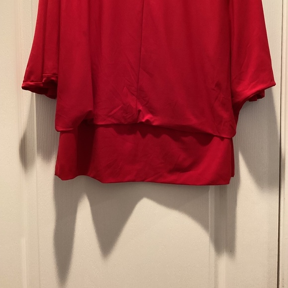 Dolman SLEEVE V NECK TOP (Size: Large) PREOWNED - Picture 6 of 7
